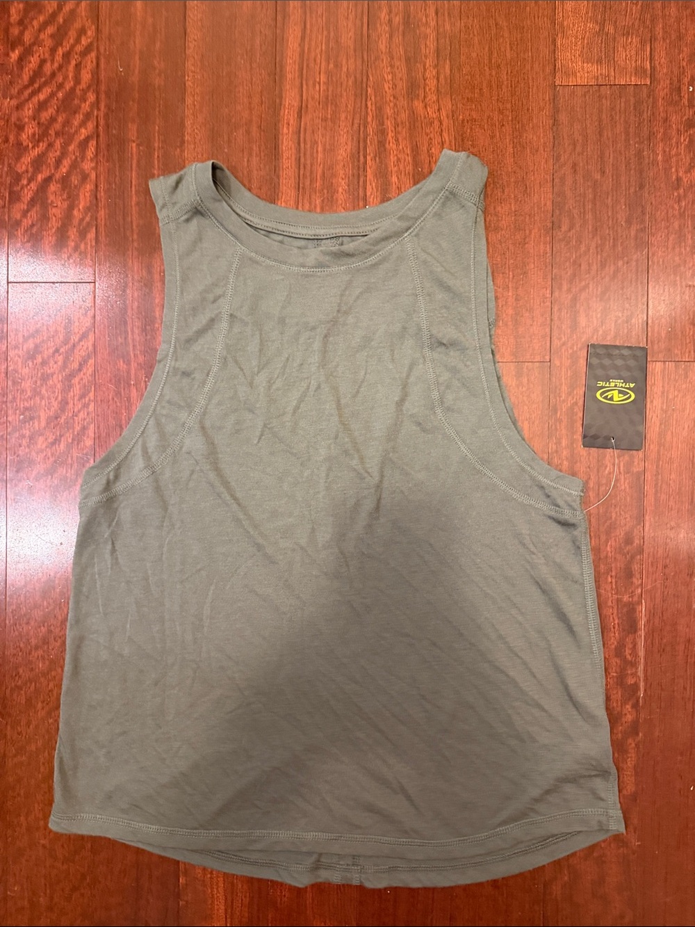 Athletic Works Men's Army Green Sleeveless Tank